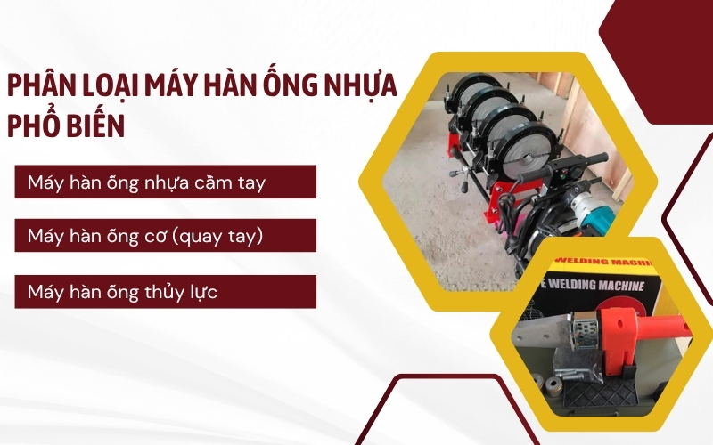 Máy hàn ống nhựa là gì? Phân loại máy phổ biến