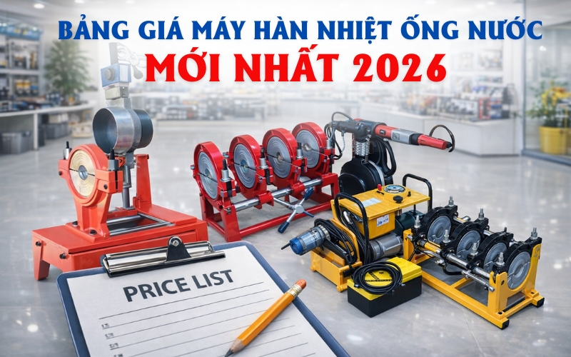 Bảng giá máy hàn nhiệt ống nước mới nhất 2026
