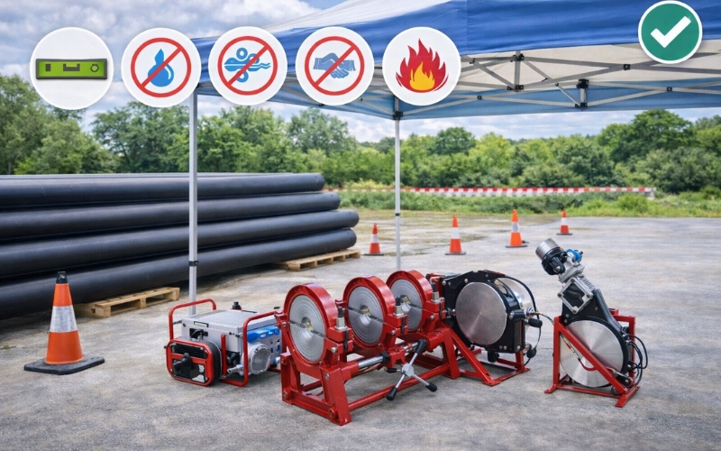 Chuẩn bị mặt bằng và môi trường làm việc an toàn