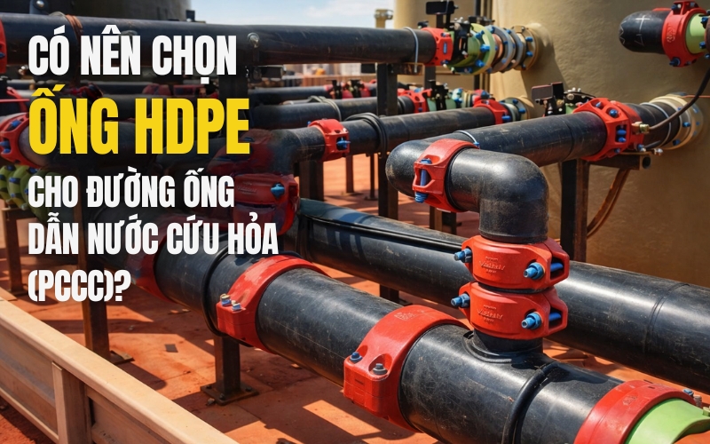 Có nên chọn ống HDPE cho đường ống dẫn nước cứu hỏa (PCCC)?