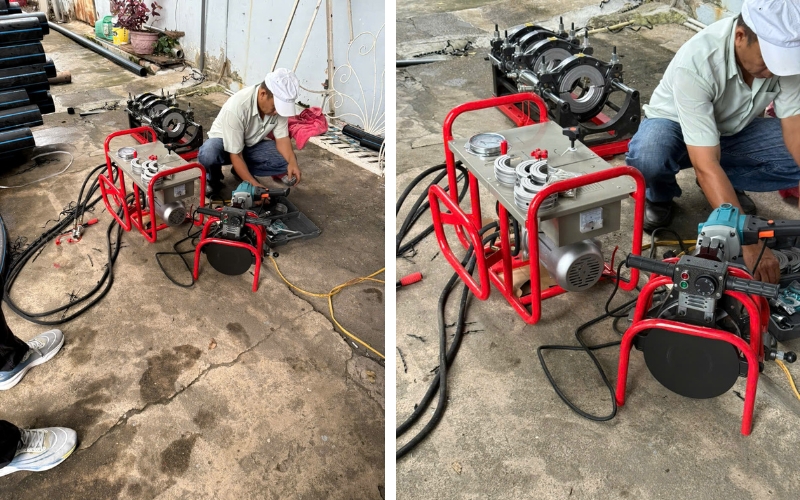 Đặc điểm thiết kế của máy hàn thủy lực HM63-200