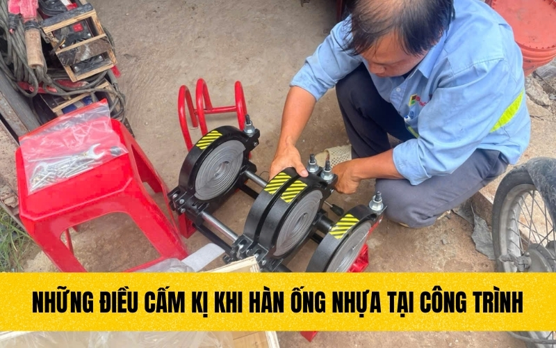 Những điều cấm kị khi hàn ống nhựa tại công trình