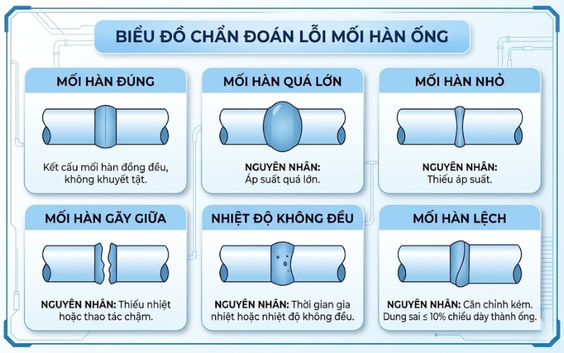 Gia nhiệt và hàn ống hdpe