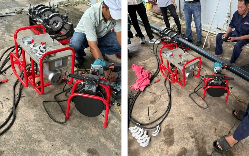 Hướng dẫn sử dụng máy hàn HDPE thủy lực HM160-355