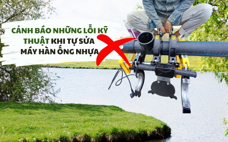 Cảnh báo những lỗi kỹ thuật khi tự sửa máy hàn ống nhựa
