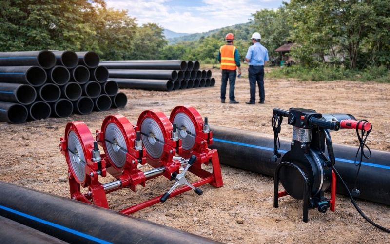 Máy hàn cơ quay tay 4 kìm HM63-200 được ưa dùng