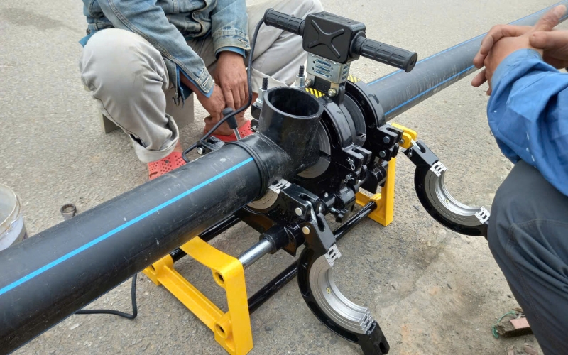 Máy hàn cơ quay tay 4 kìm HM63-200