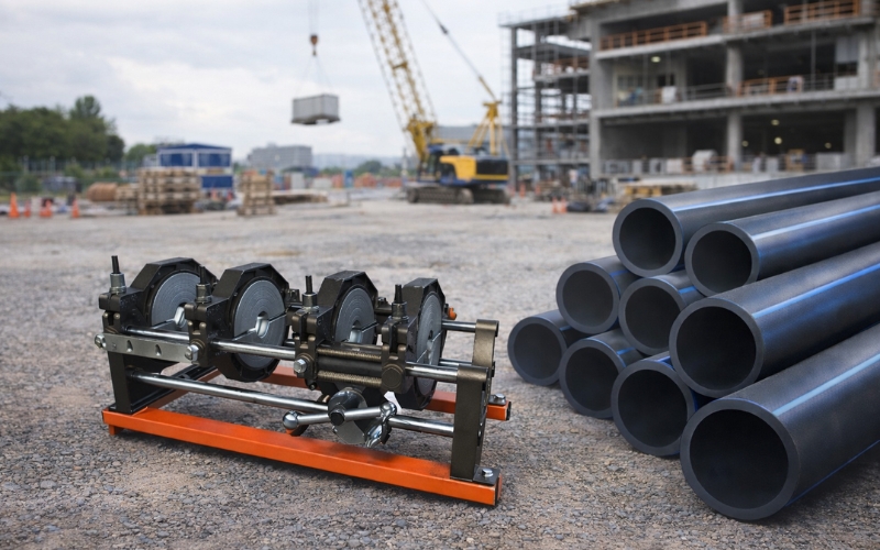 Máy hàn cơ vít me 4 kìm HM63-200