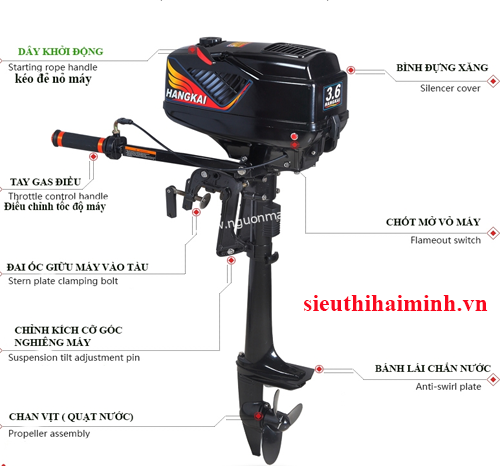 Hangkai Công Suất 3,6 HP HK-3,6HP-2T