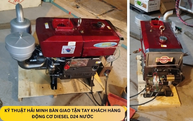 Động cơ Diesel D24 nước