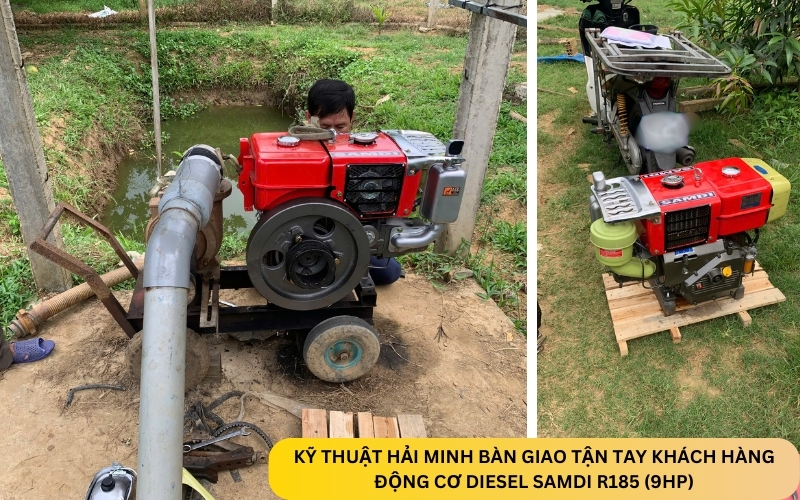 Động cơ Diesel Samdi R185 (9HP)