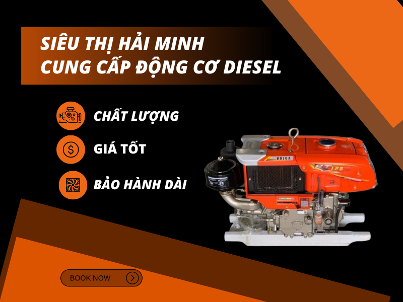 Siêu thị Hải Minh cung cấp động cơ diesel VoLGa chính hãng giá tốt
