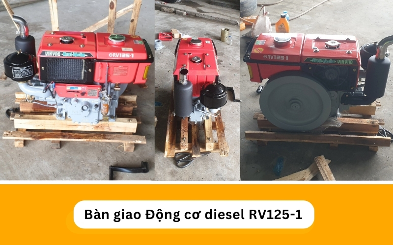 Giao Động cơ diesel RV125-1 cho khách