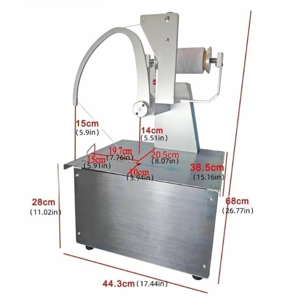 Kích thước máy buộc dây Yamafuji ZX01