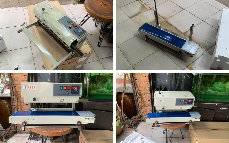 Kỹ thuật bàn giao Máy hàn miệng túi tự động TMD FR-900 (chân cao) cho khách hàng