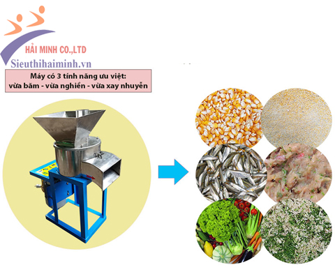 May xay nghiền đa năng inox 4A ưu việt