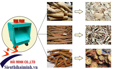 Máy băm cây thuốc chất lược