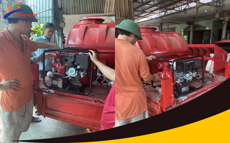Kĩ thuật hải minh giao Máy bơm nước cứu hoả Motokawa MK-80LB65