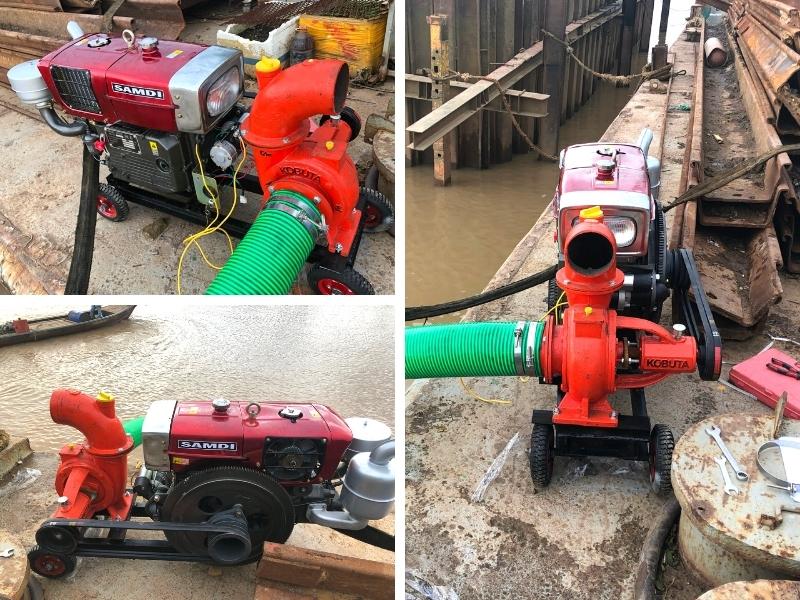 Máy bơm nước Kubota D24 phi 150