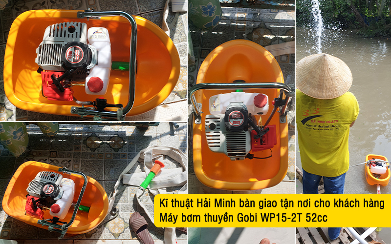 Máy bơm thuyền Gobi WP15-2T 52cc