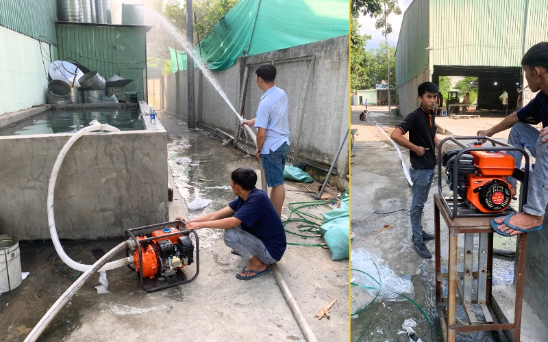 Test máy bơm cứu hỏa Yataka CS-3H50