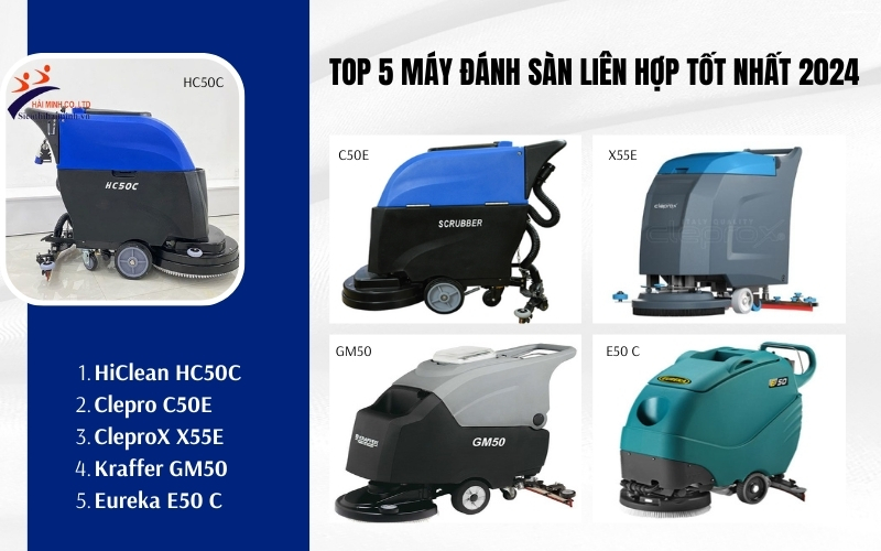Top 5 máy đánh sàn liên hợp tốt nhất 2024