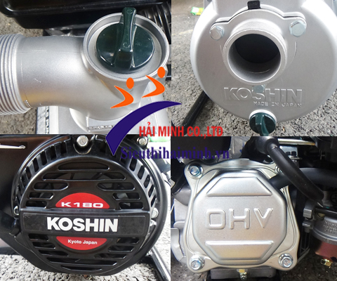 Cấu tạo của máy bơm nước KOSHIN SEV-50X