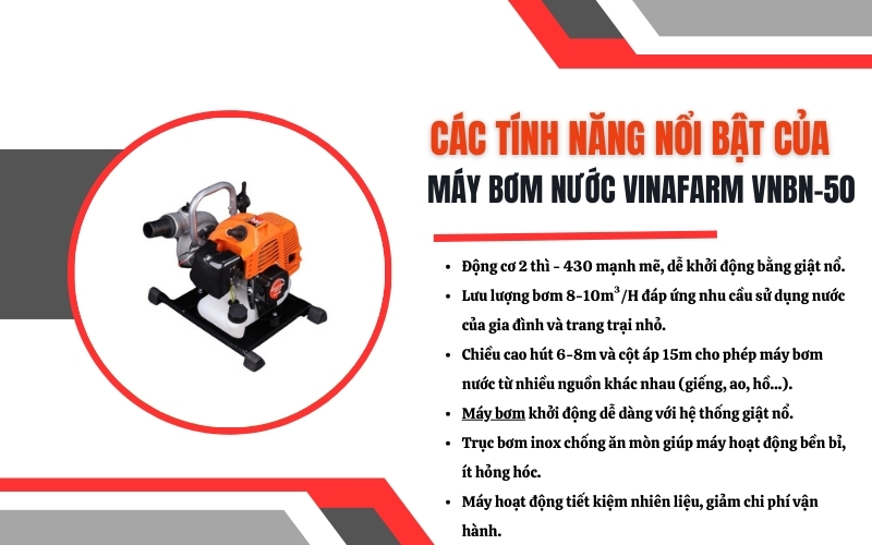 Các tính năng của máy bơm nước Mitsuyama TLP-43N