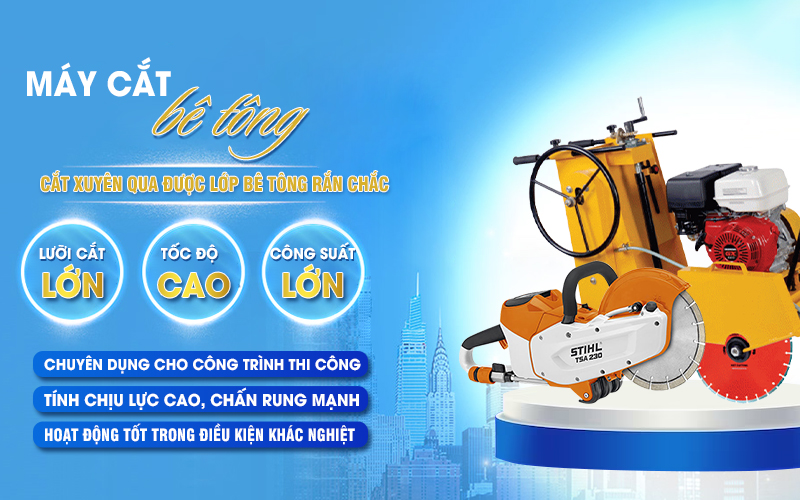 Định nghĩa máy cắt bê tông