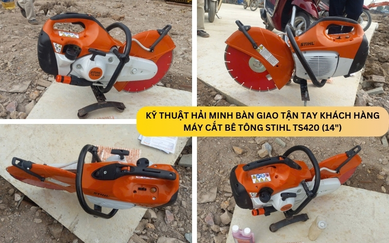 Máy cắt bê tông STIHL TS420 (14