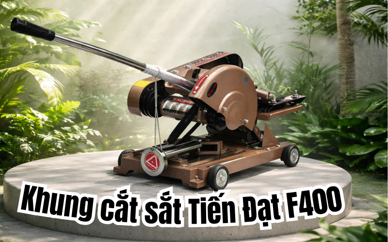 Khung cắt sắt Tiến Đạt F400 - không động cơ