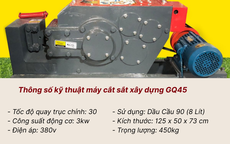 Máy cắt sắt HM GQ45
