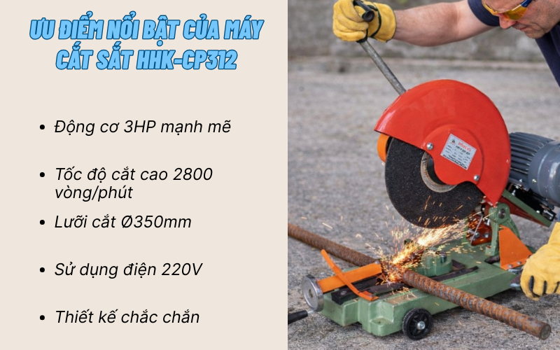 Máy cắt sắt Hồng Ký HK-CP312 (3HP)