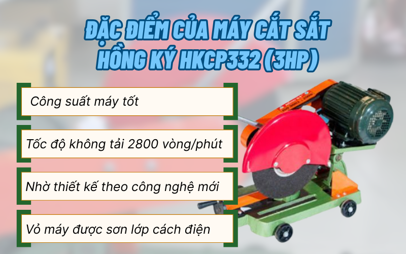 máy cắt sắt Hồng Ký HKCP332 (3HP)