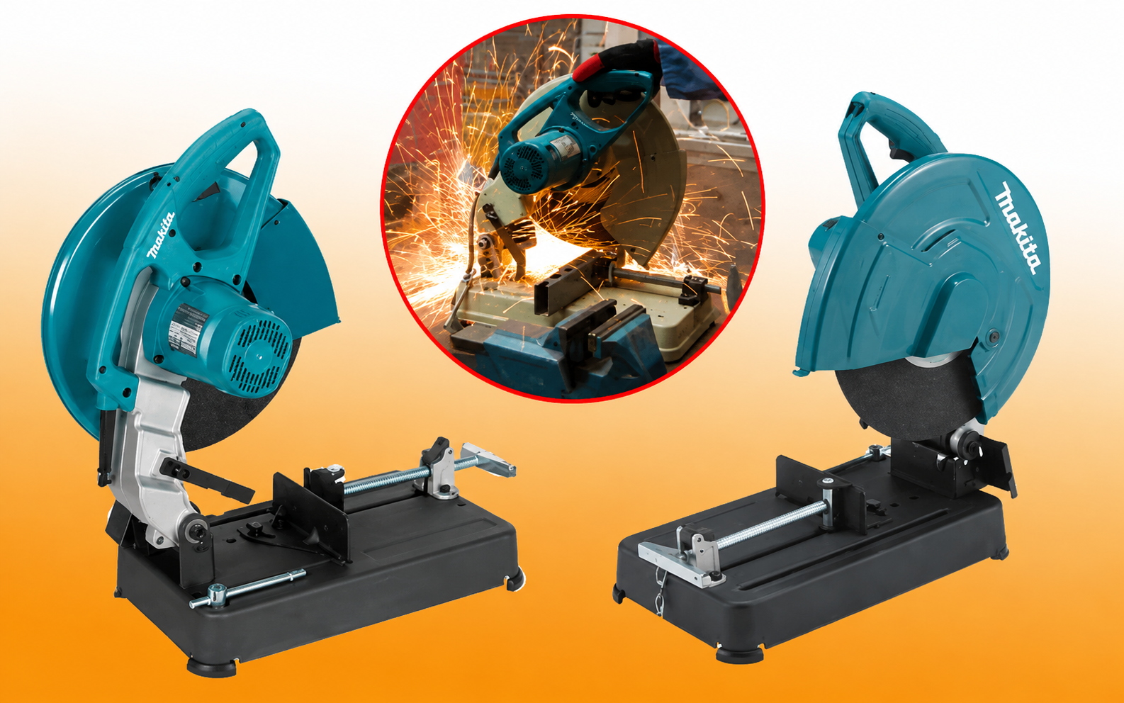 Máy cắt sắt để bàn Makita hoạt động mạnh mẽ