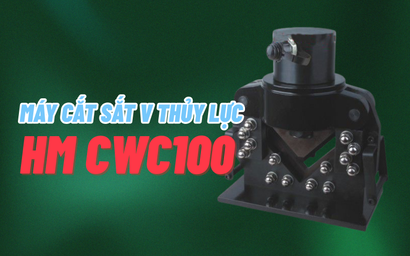 Máy cắt sắt V thủy lực HM CWC100
