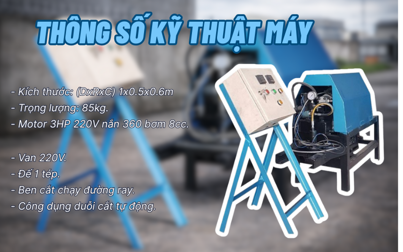 Máy duỗi cắt sắt tự động 6mm tới 8mm HM 6T8