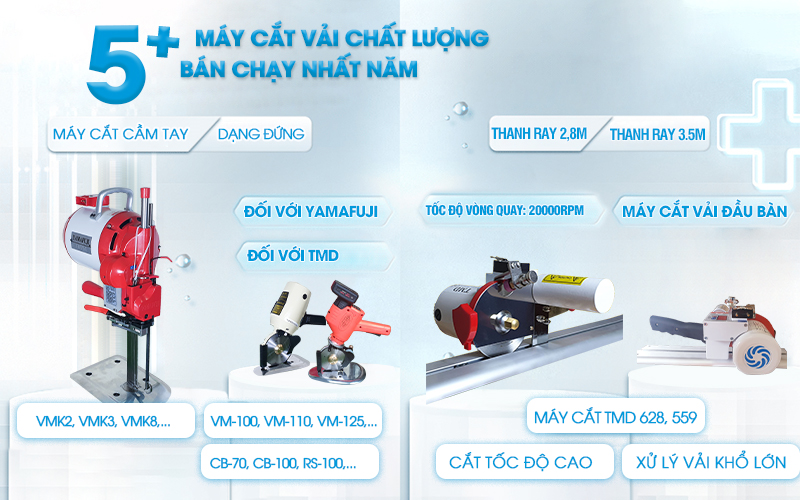 5+ Máy cắt vải chất lượng bán chạy nhất năm