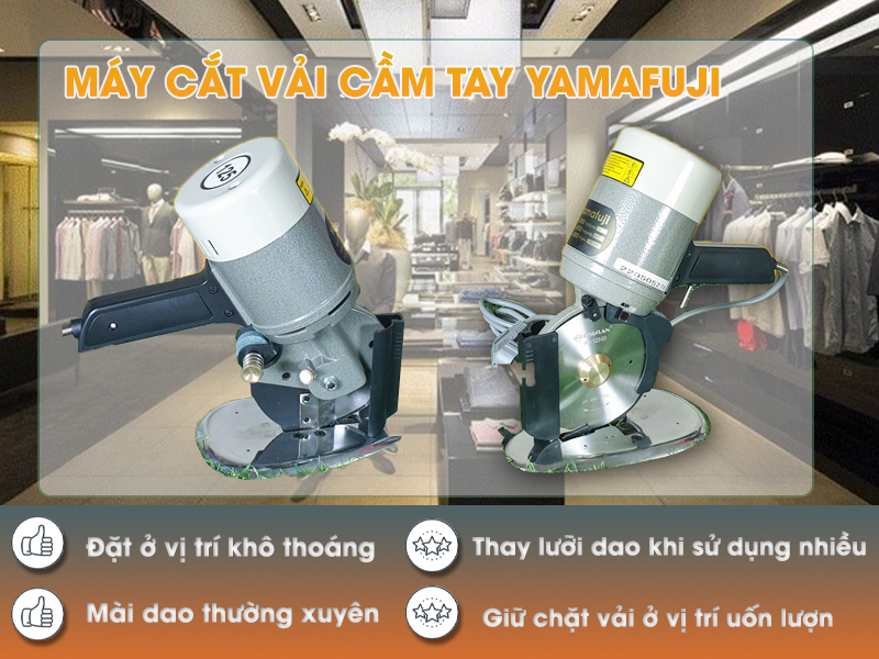 Lưu ý khi sử dụng máy cắt vải Yamafuji VM-125