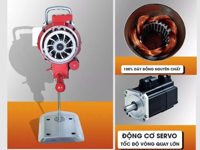 Sử dụng motor dây đồng nguyên chất, động cơ servo
