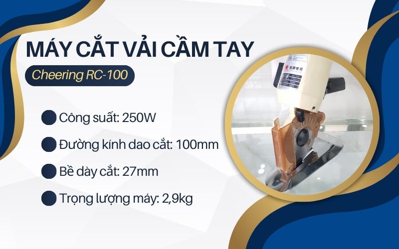 Máy cắt vải cầm tay Cheering RC-100
