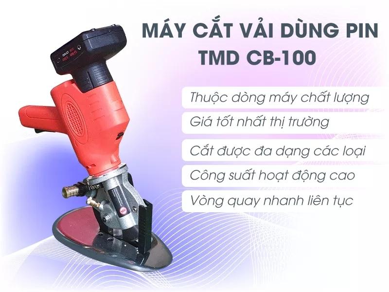 Máy cắt vải chạy pin TMD đã có mặt tại Việt Nam