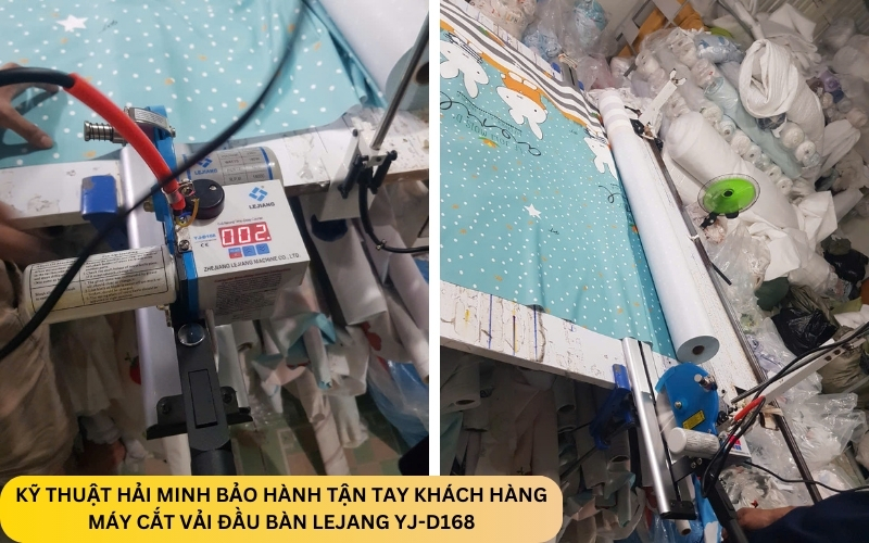 Máy cắt vải đầu bàn Lejang YJ-D168