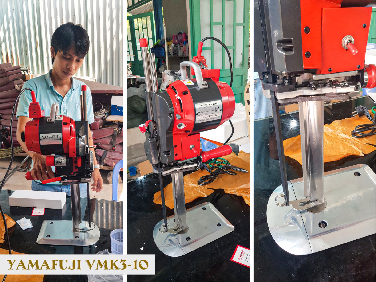 máy cắt vải đứng Yamafuji VMK3-10