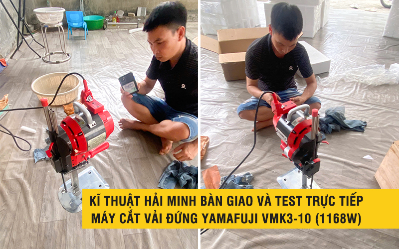 Máy cắt vải đứng Yamafuji VMK3-10 (1168W)