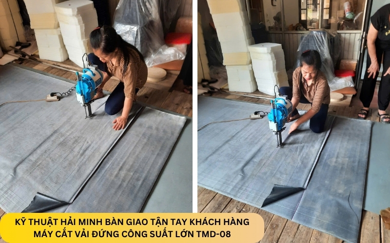 Máy cắt vải đứng công suất lớn TMD-08