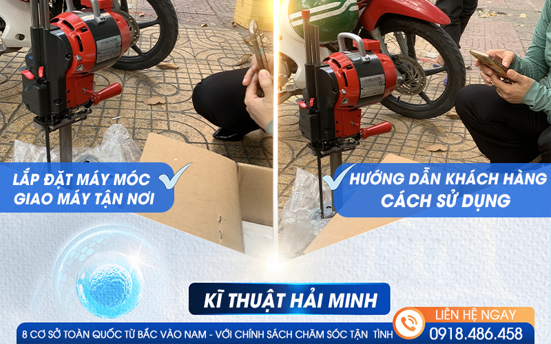 khách hàng Máy cắt vải đứng Yamafuji VMK2-8 (850W)