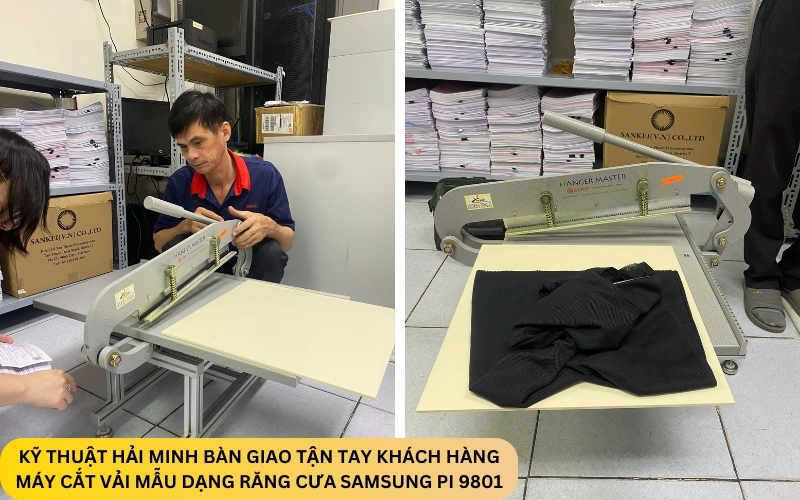 Máy cắt vải mẫu dạng răng cưa Samsung PI 9801