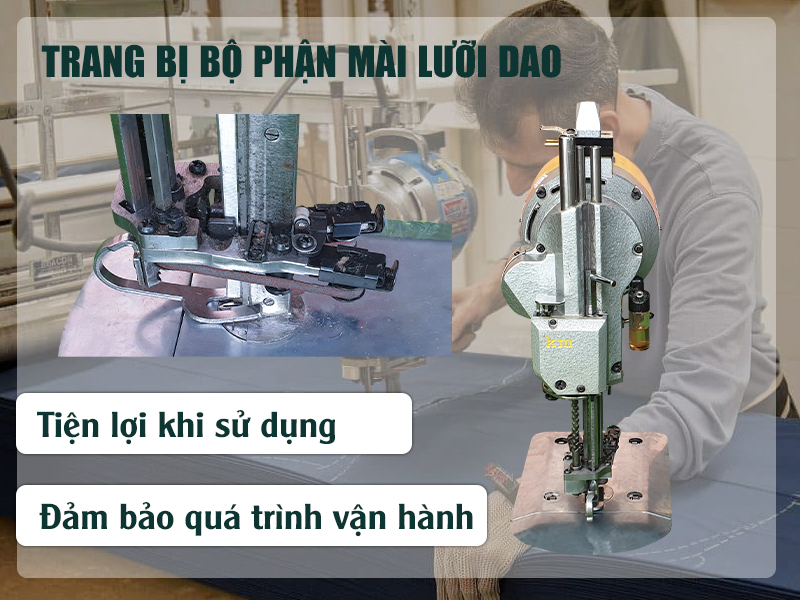 Trang bị bộ phận mài lưỡi dao 108