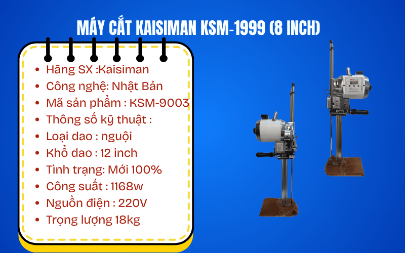 Máy cắt Kaisiman KSM‑1999 (8 inch)